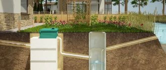 Autonomous sewerage system with treatment station