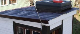 Country shower with heating tank