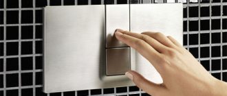 Double flush button