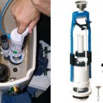 Elements of toilet fittings subject to repair