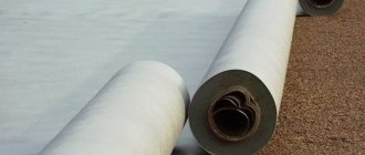 Geotextiles for drainage (geofabric)