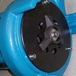 Fecal pump grinder