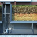 sewage pumping station