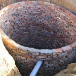 Brick cesspool