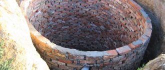 Brick cesspool