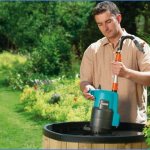 насос для полива из бочки