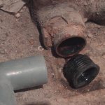 переход с чугуна на пластик резиновая прокладка