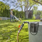 Watering the garden is one of the functions of pumping equipment
