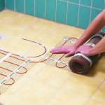 Пример обустройства электрического тёплого пола в санузле