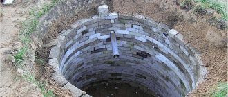 Пример выгребной ямы из кирпича