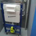 Frame installation from Geberit