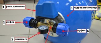 Pressure switch for hydraulic accumulator