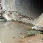 discharge of wastewater onto the terrain