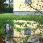 Слабая пропускная способность грунтов, и отсутствие водостока - приводит вот к таким последствиям.