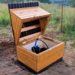 When leaving on business, you can close not only the house, but also the well