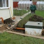 Уровень заглубления резервуара