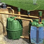 Device for cleaning waste from barrels