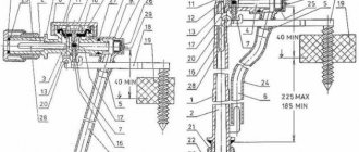 Installation of toilet filling fittings with a membrane valve made in Slovenia