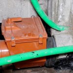 bringing cold water into the house