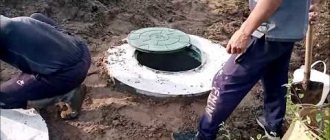 выгребная яма из бетонных колец Москва